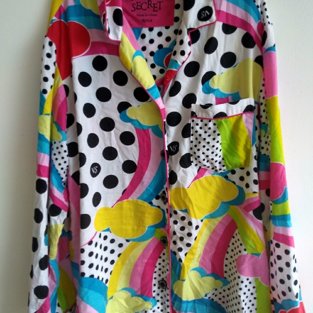 Victoria's Secret Rainbow Pajama Set